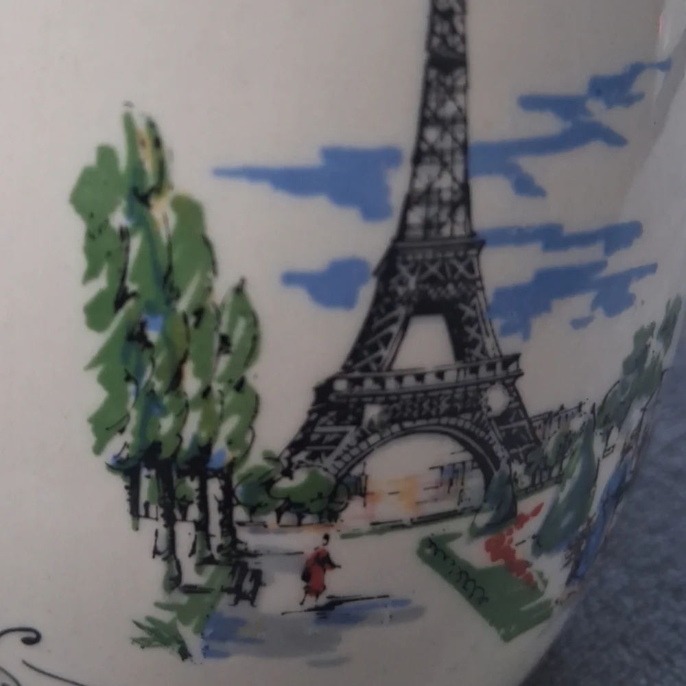La Tour Eiffel Paris Souvenir Ceramic Coffee Cup